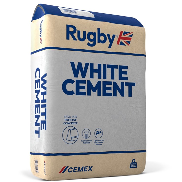 Rugby White Cement 25Kg